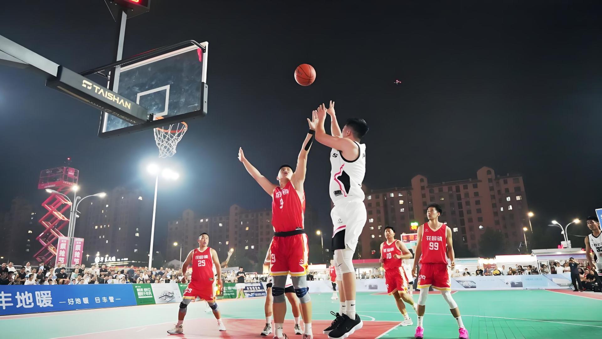 全民狂欢 | 泰山体育助力乐陵市第十五届全民健身运动会篮球争霸赛震撼开赛