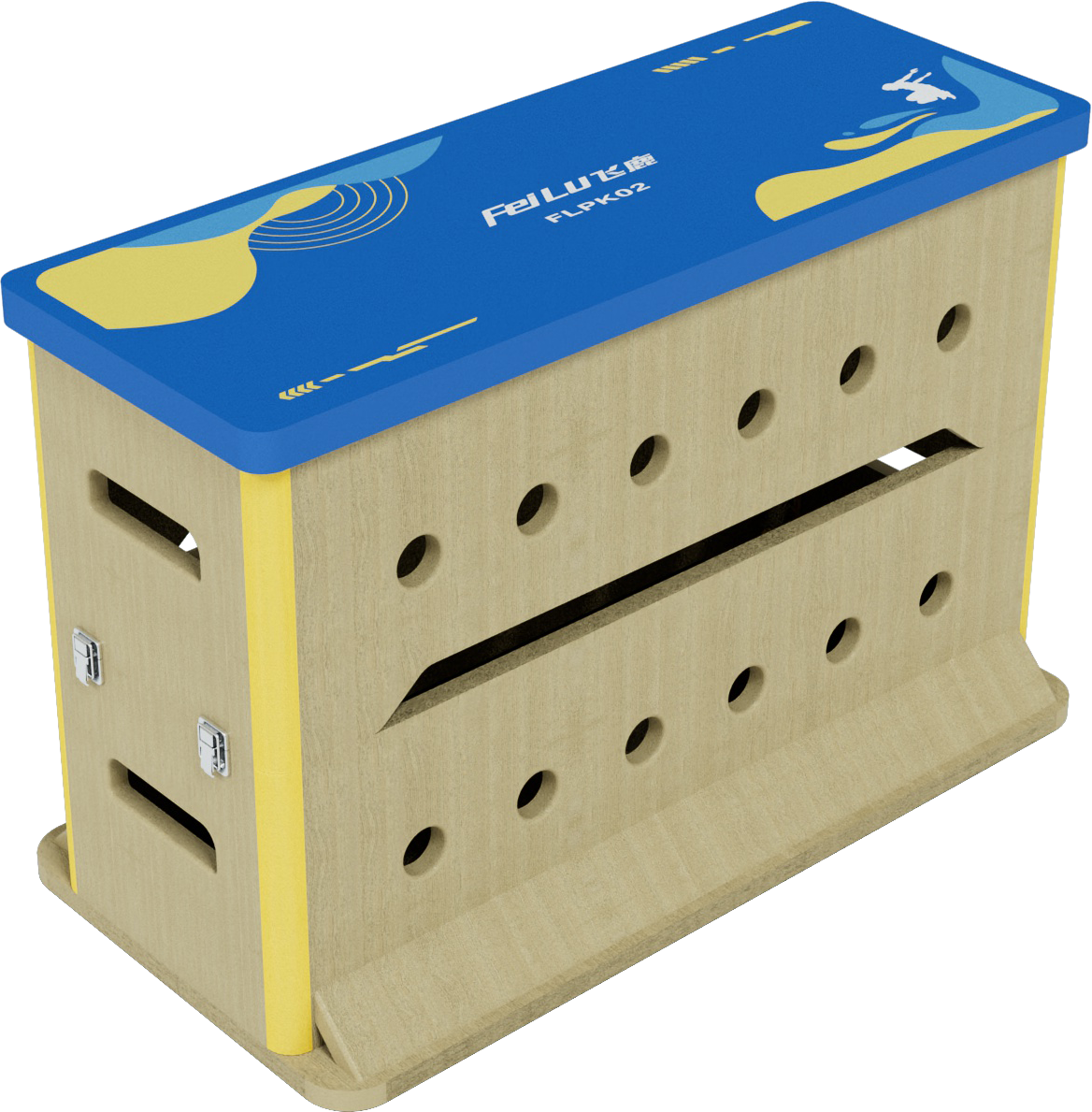 二层跑酷堆叠箱